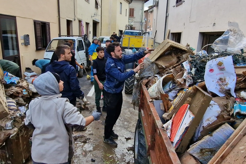 Alluvione a Quarrata (foto Acerboni/FotoCastellani)