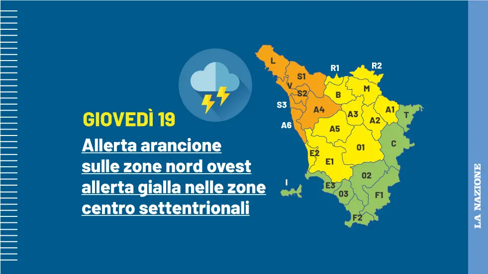 Il Maltempo Irrompe Sulla Toscana: Scatta L’allerta Arancione. Le Zone ...