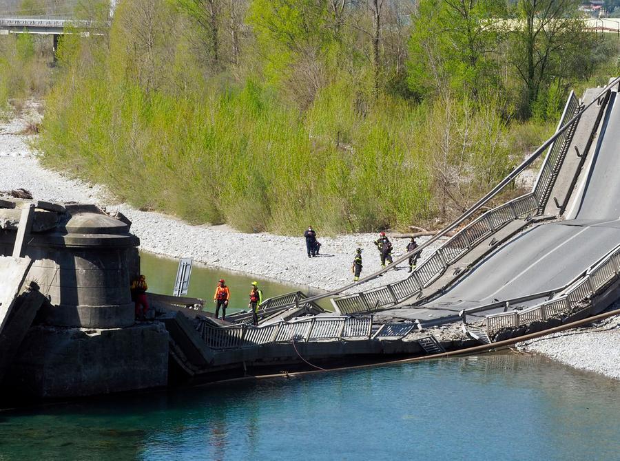 Ponte Crollato, Anas Avvia Le Attività Per La Costruzione Della ...