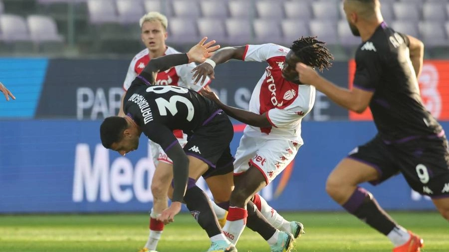 Un momento di Fiorentina-Monaco (Fotocronache Germogli)