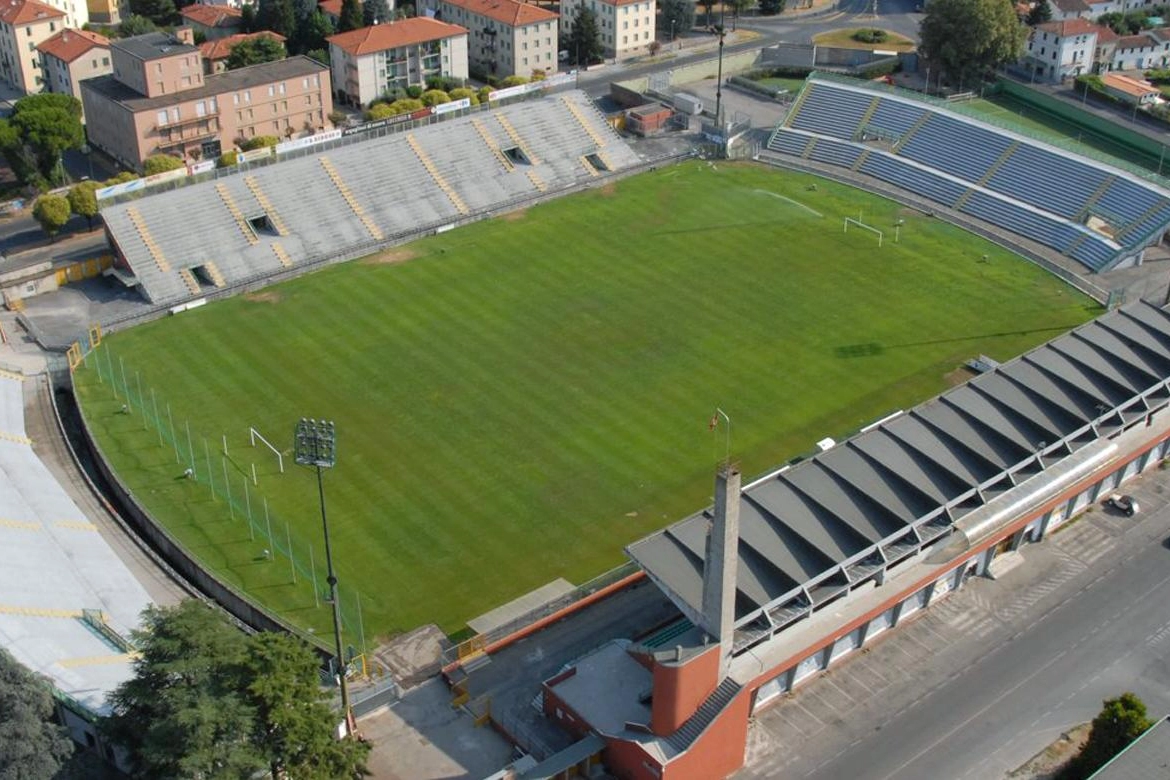 Lo stadio Porta Elisa di Lucca