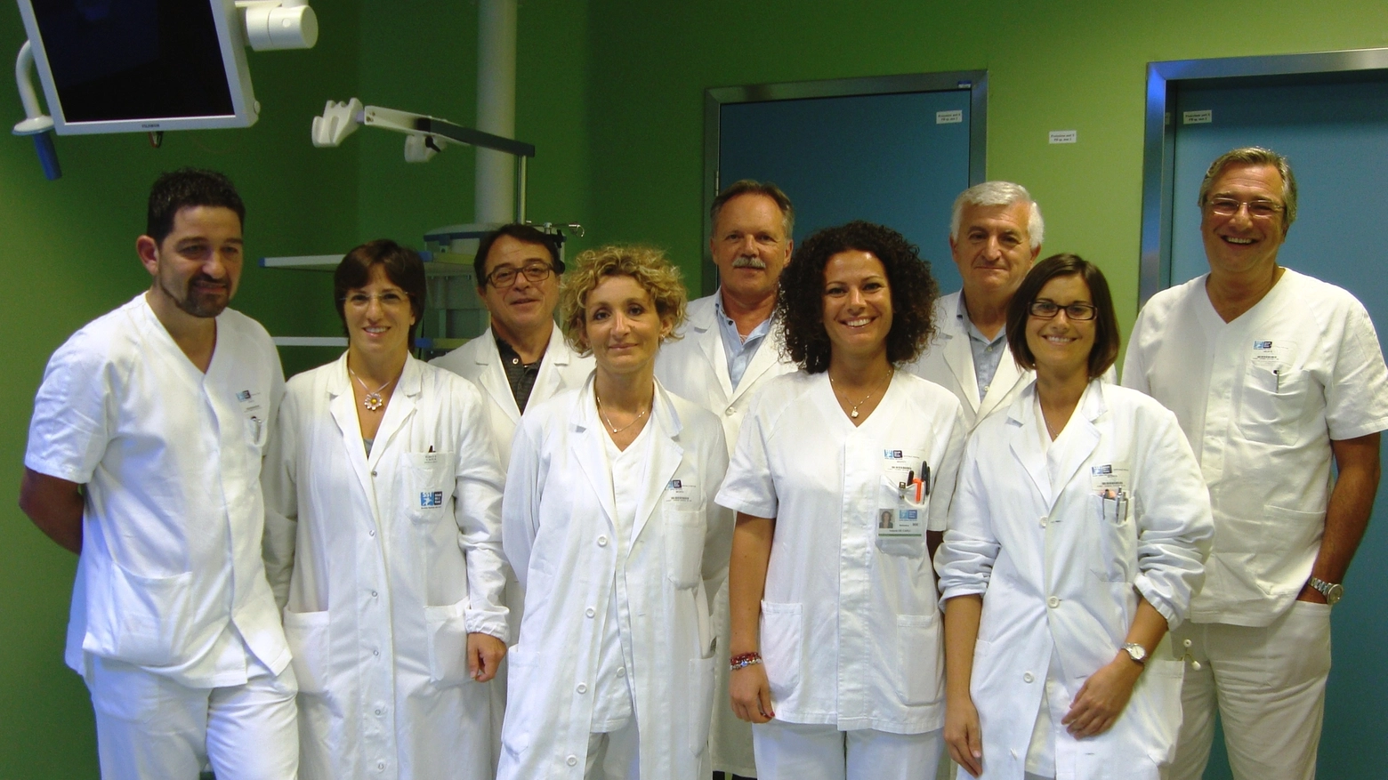 L'equipé di gastroenterologia