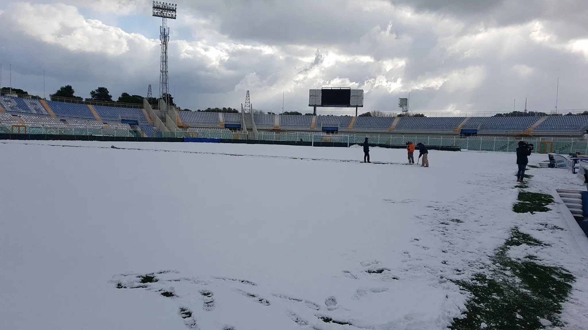 Neve, rinviata Pescara - Fiorentina / VIDEO