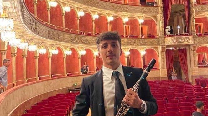 Matteo Fabbrini, giovane talento. Dal clarinetto alla fiction tv ’Doc’