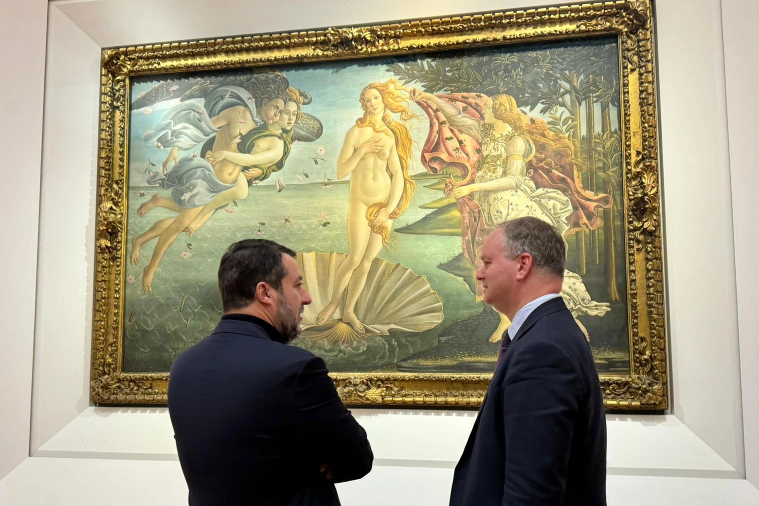 Visita di Salvini agli Uffizi, incontro con direttore Schmidt