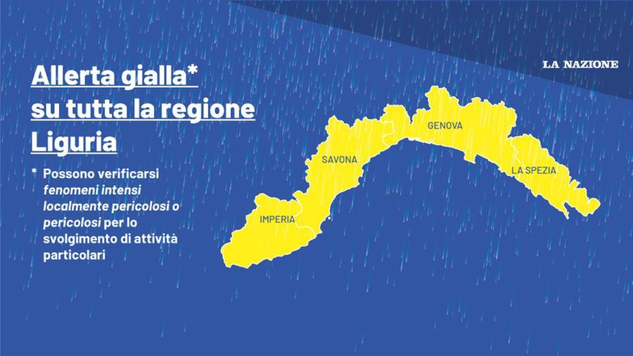 Meteo Liguria, Allerta Gialla Su Tutta La Regione