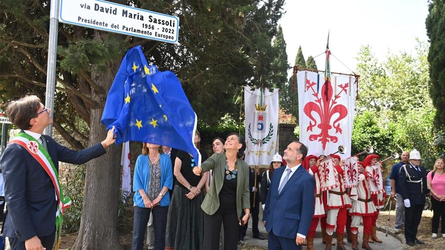 Una strada per David Sassoli