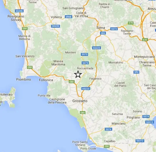 Terremoto in Valbisenzio