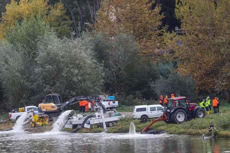 Idrovore sull'Arno, test per difendersi dagli allagamenti