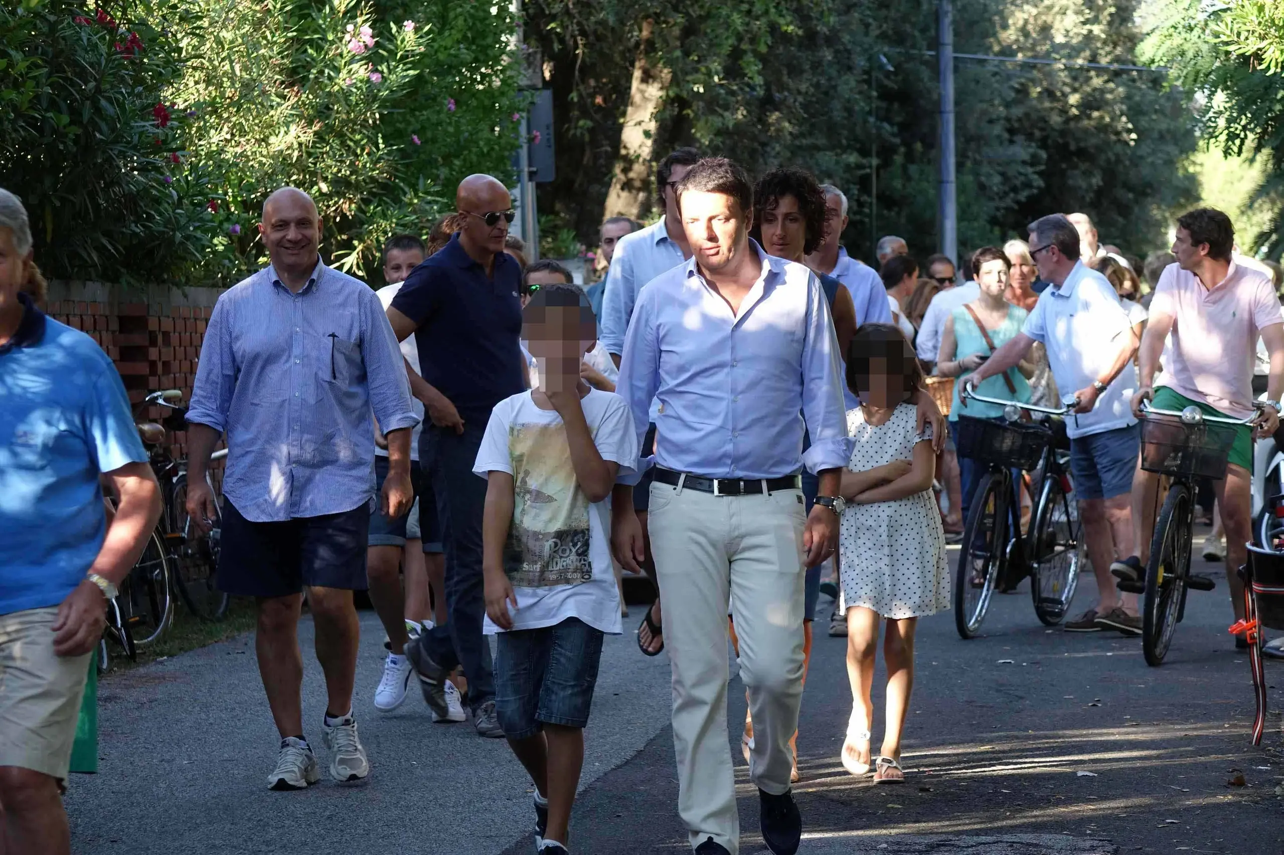 Renzi, relax a Forte dei Marmi