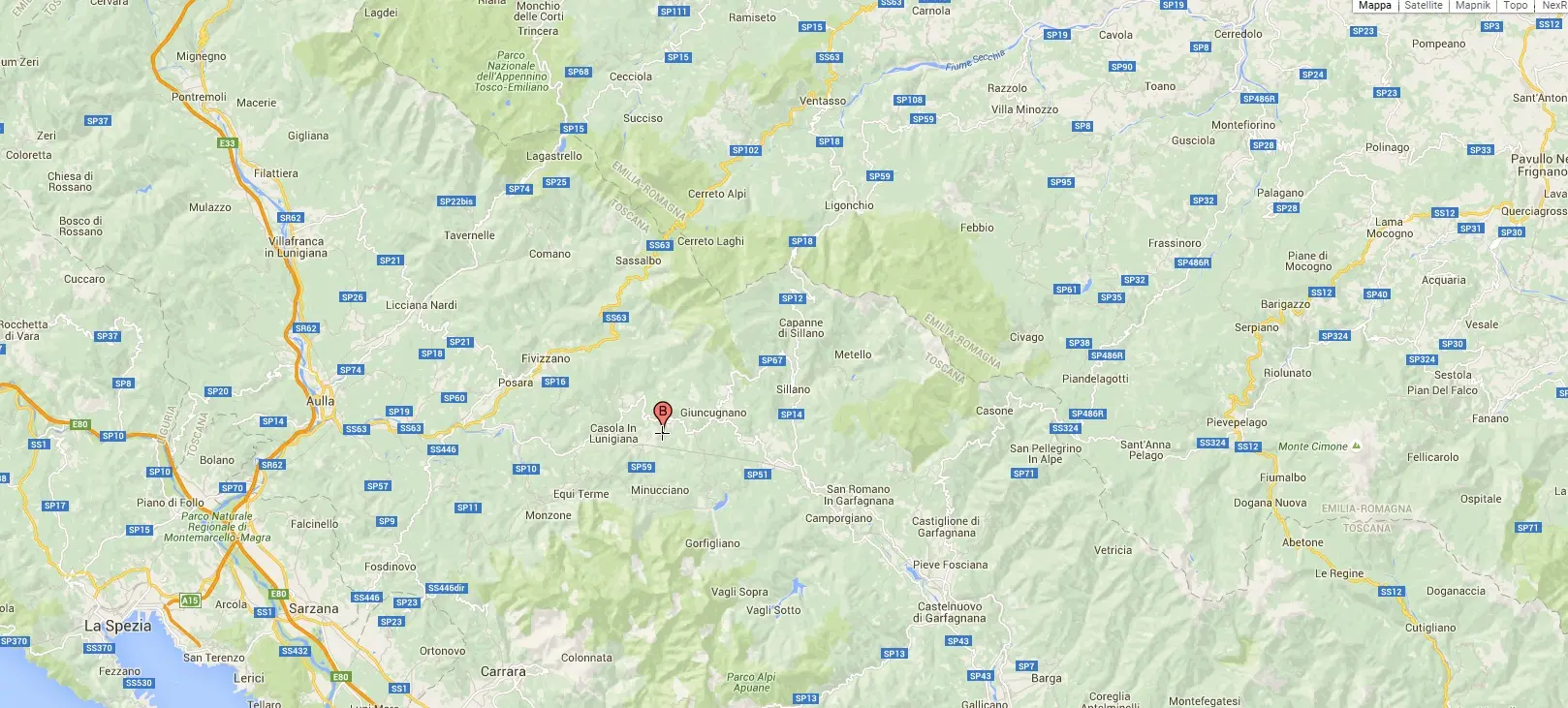 Terremoto, scossa in Lunigiana