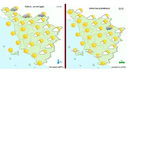 Meteo, le previsioni del tempo per il fine settimana