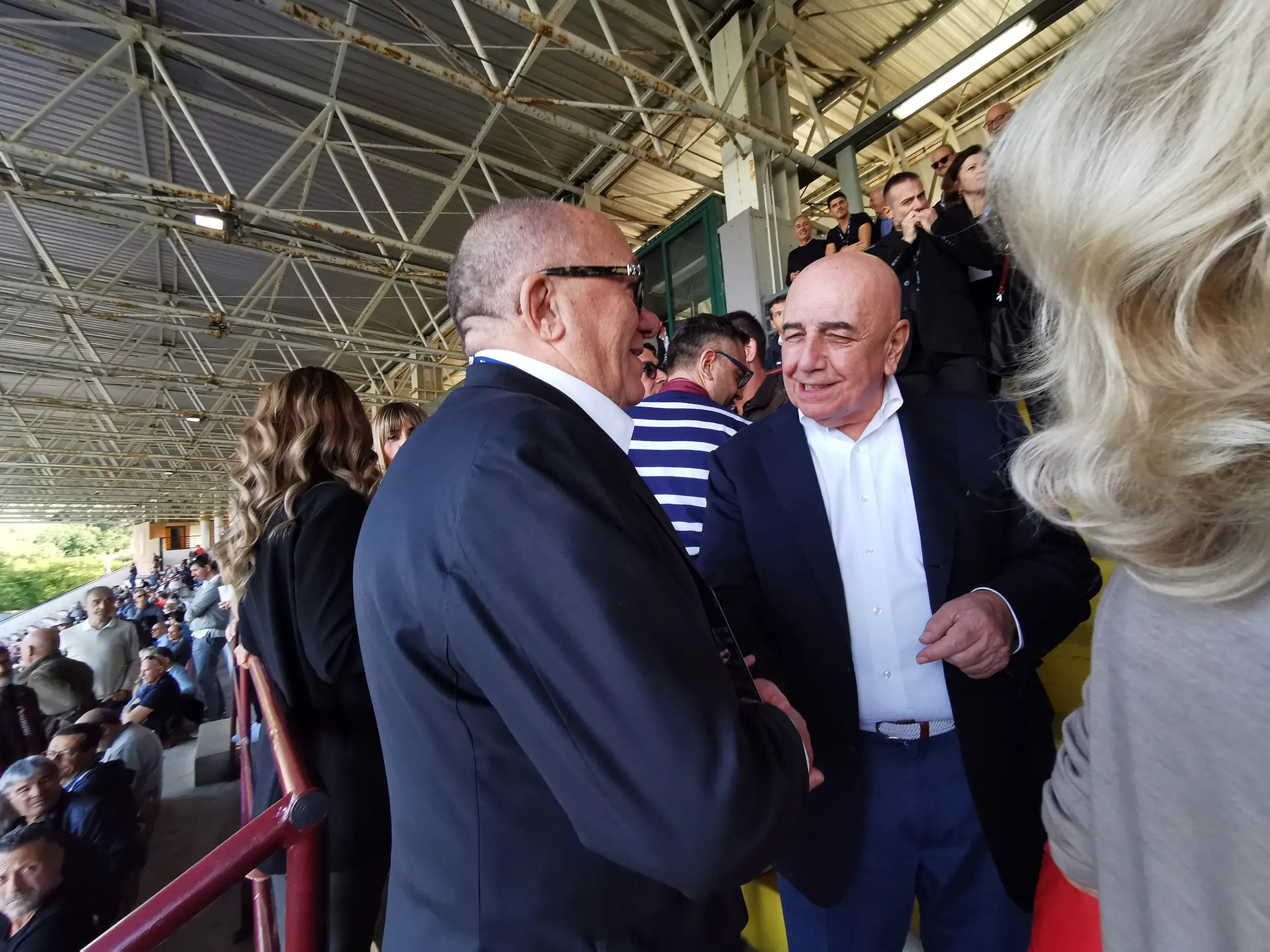 Arezzo Silvio non c ma Galliani impazza e saluta Piero Mancini