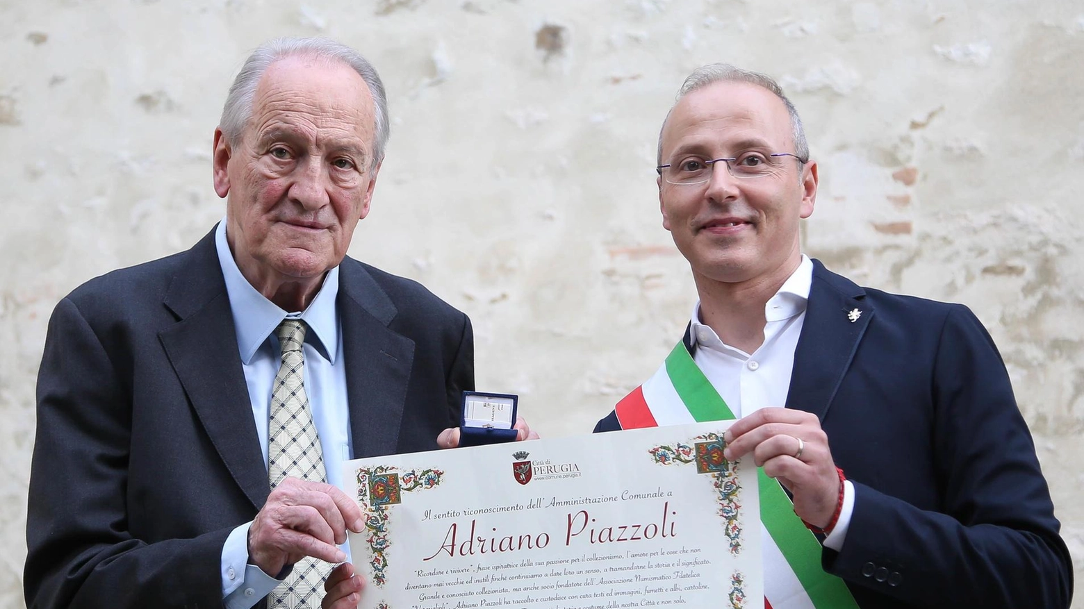 Baiocco d’oro Festa per Adriano Piazzoli. Memoria storica e grande collezionista