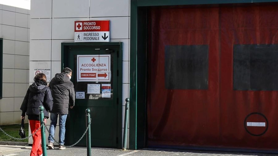 L’ingresso del pronto soccorso dell’ospedale San Giuseppe di Empoli