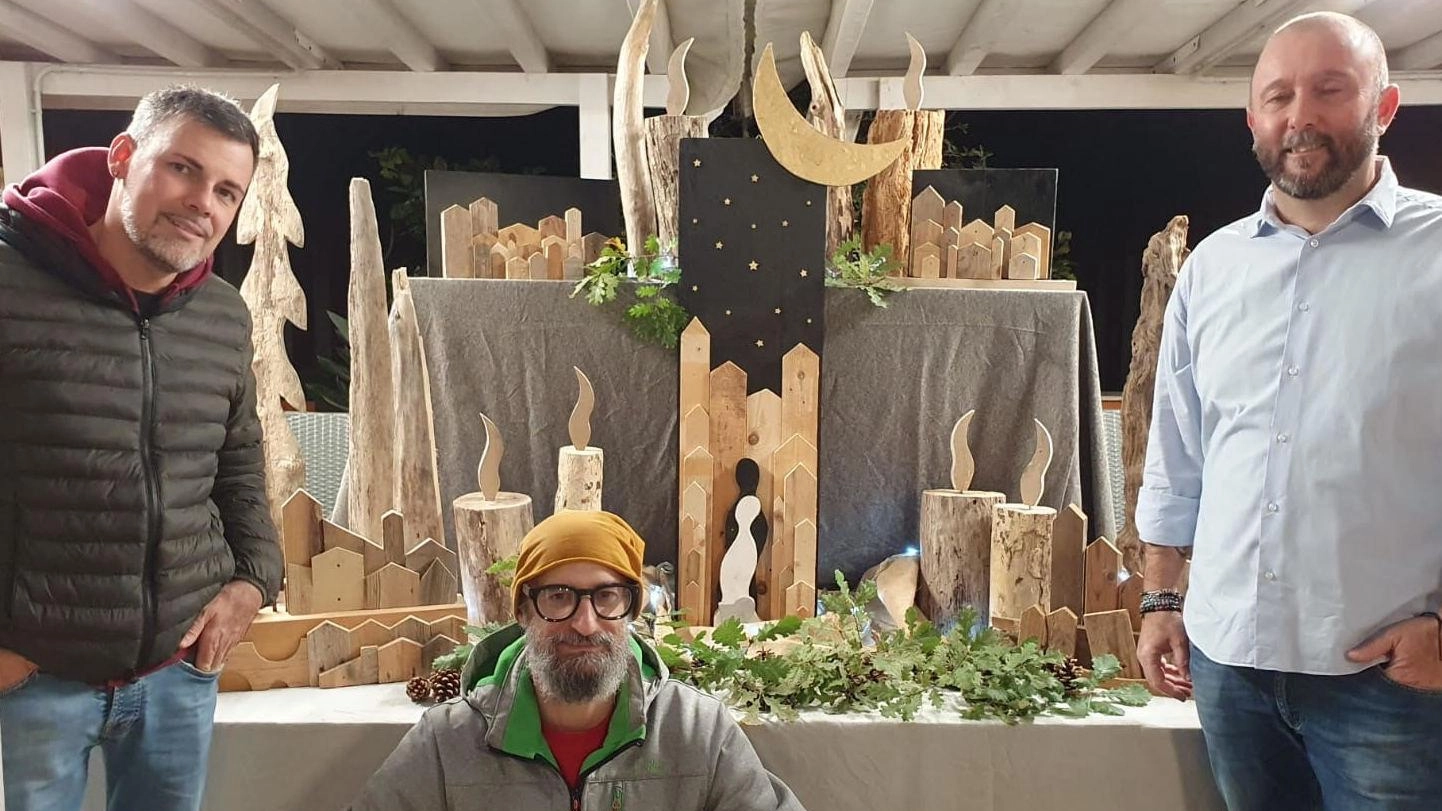 Il presepe delle Palme. Il riciclo diventa arte