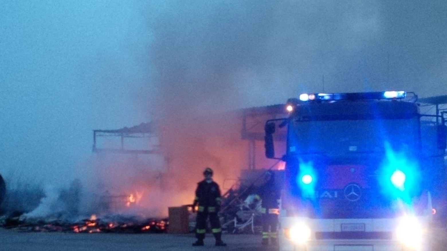 L'incendio di Orentano