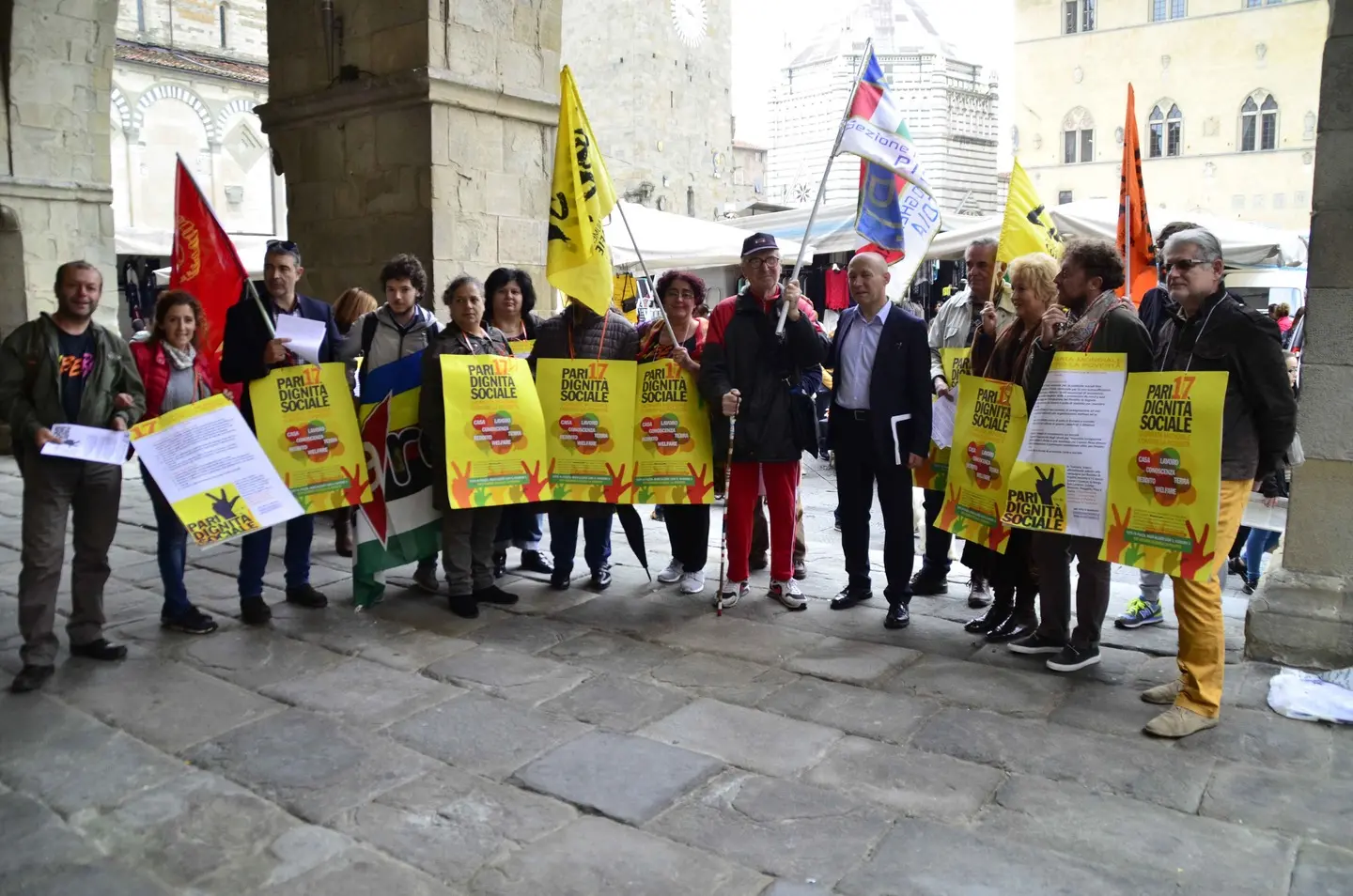 In piazza contro la povertà