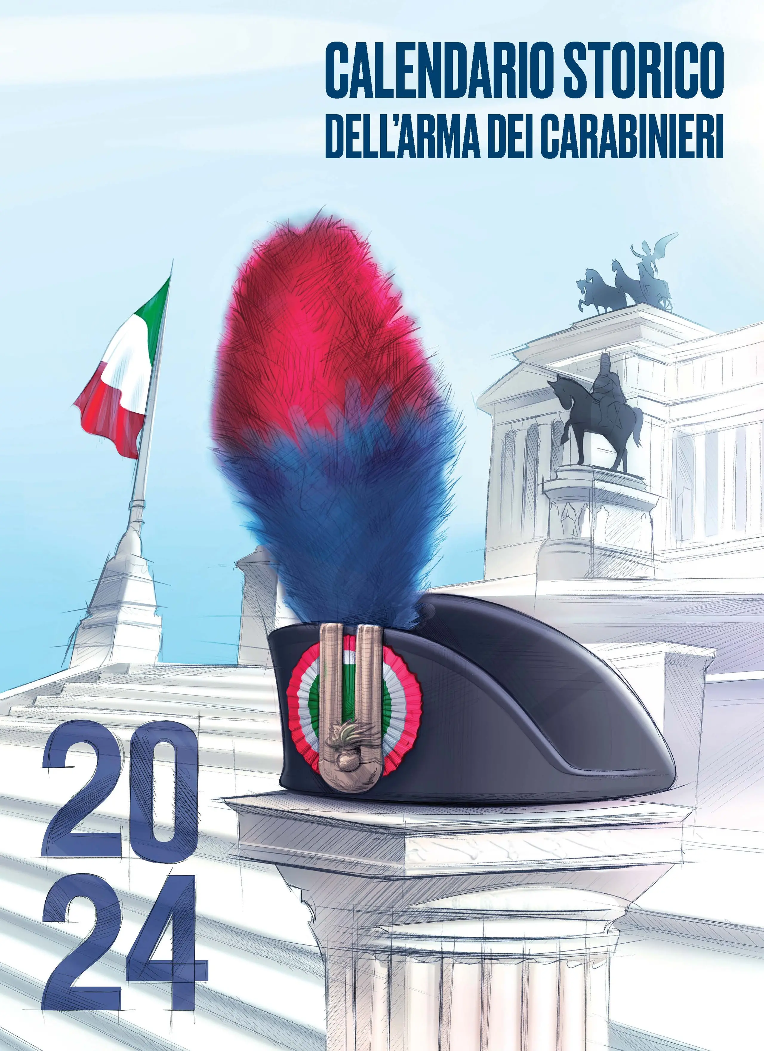 Presentato a Roma il calendario 2024 dell'Arma dei Carabinieri