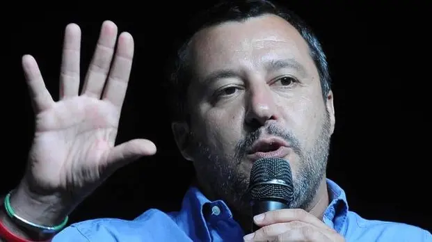 Matteo Salvini a Prato, comizio in piazza