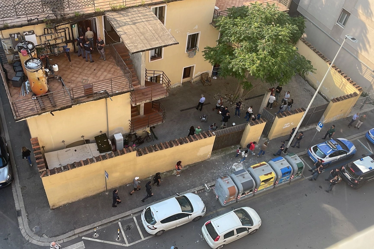 L'ex Hotel Astor visto dall'alto (New Press Photo)