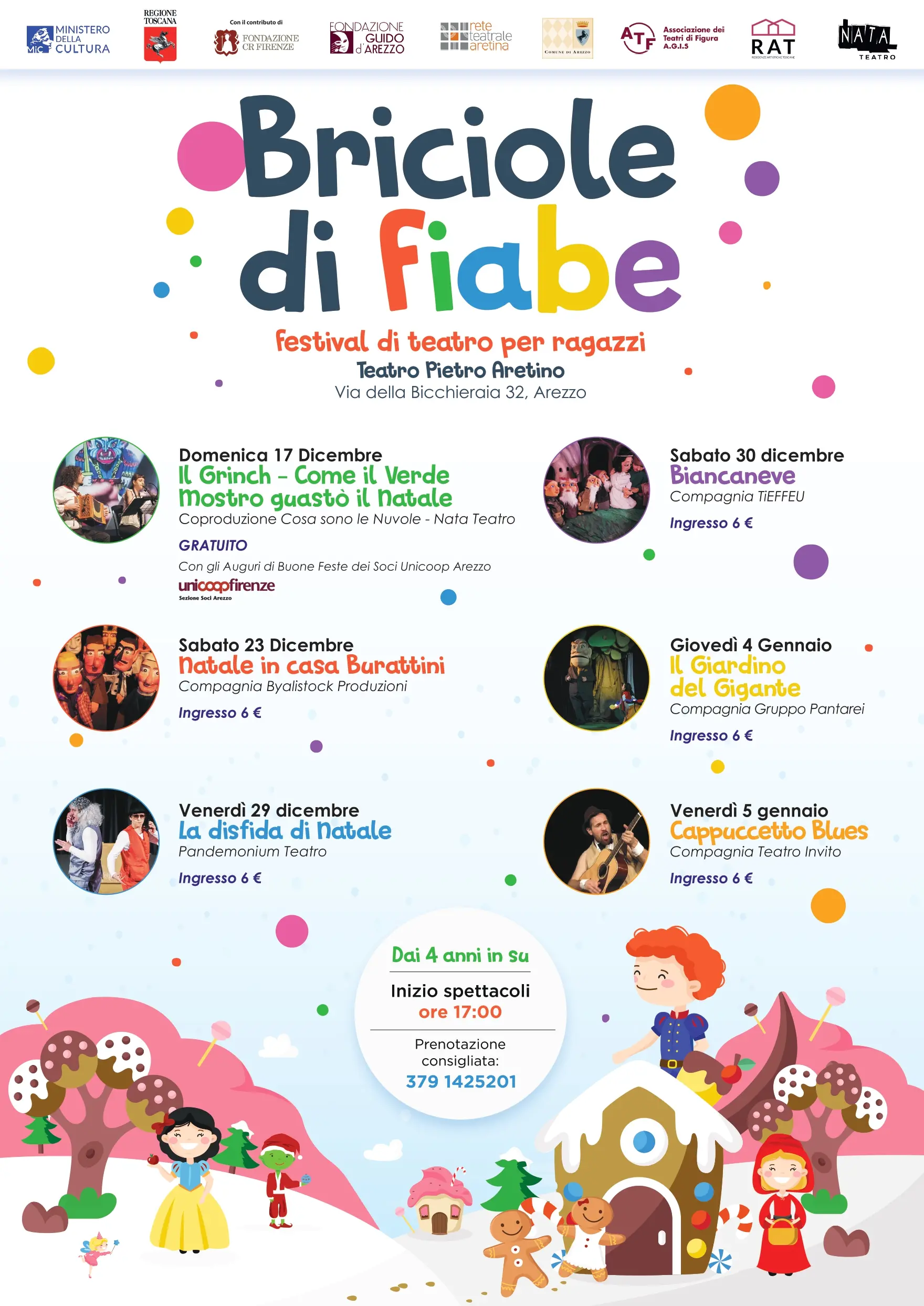 Festival per ragazzi Briciole di fiabe un Natale a teatro