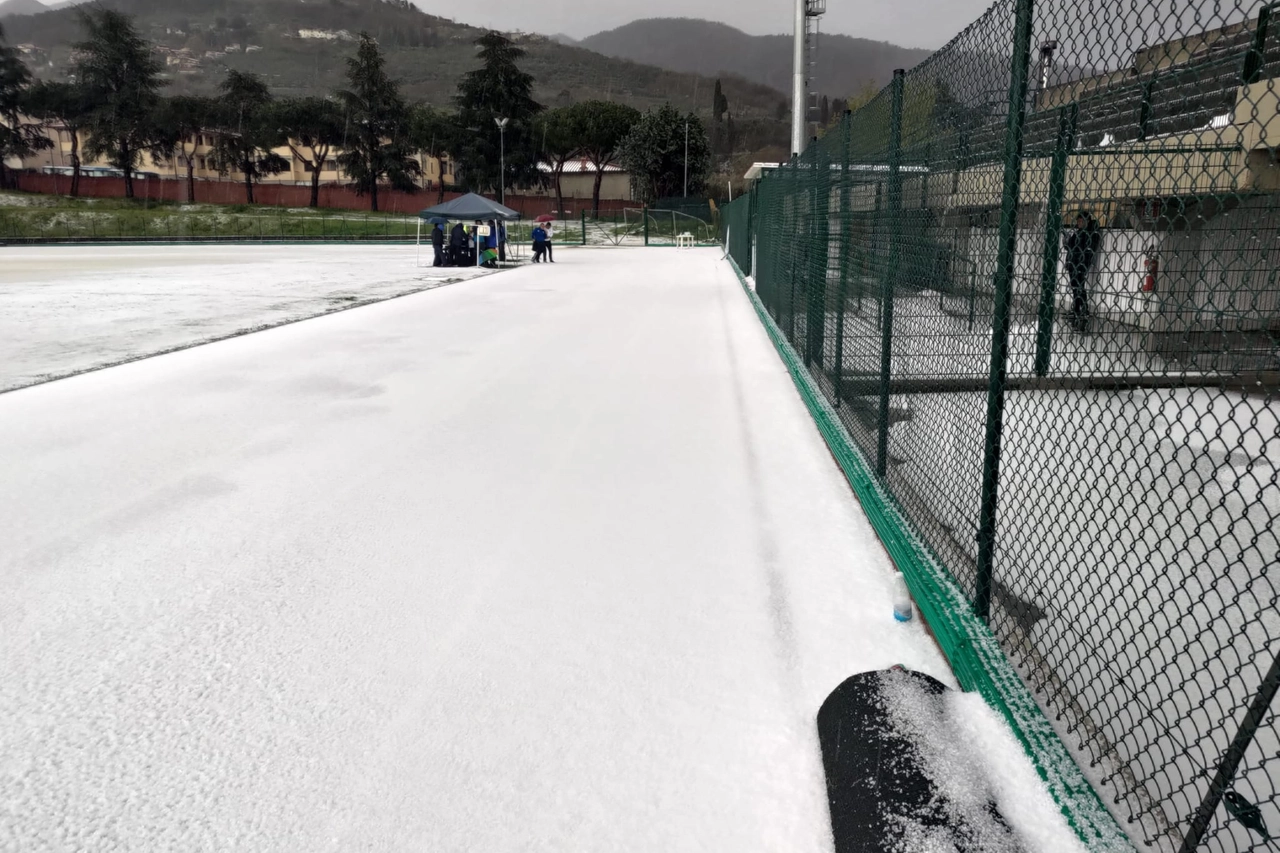 La grandinata a Reggello (foto Regalami un sorriso)