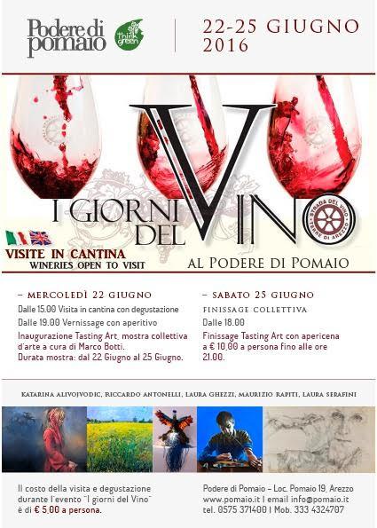 Tasting Art a Podere di Pomaio degustazioni e visite in cantina