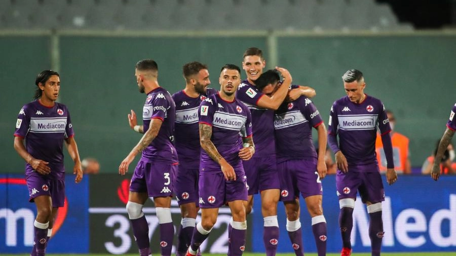 Festa viola nel match con il Cosenza (foto Germogli)