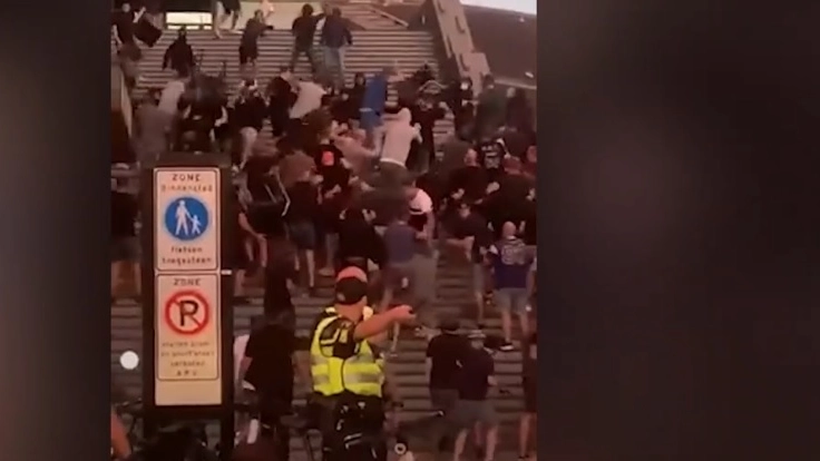 Twente-Fiorentina, scontri fra tifosi in Olanda