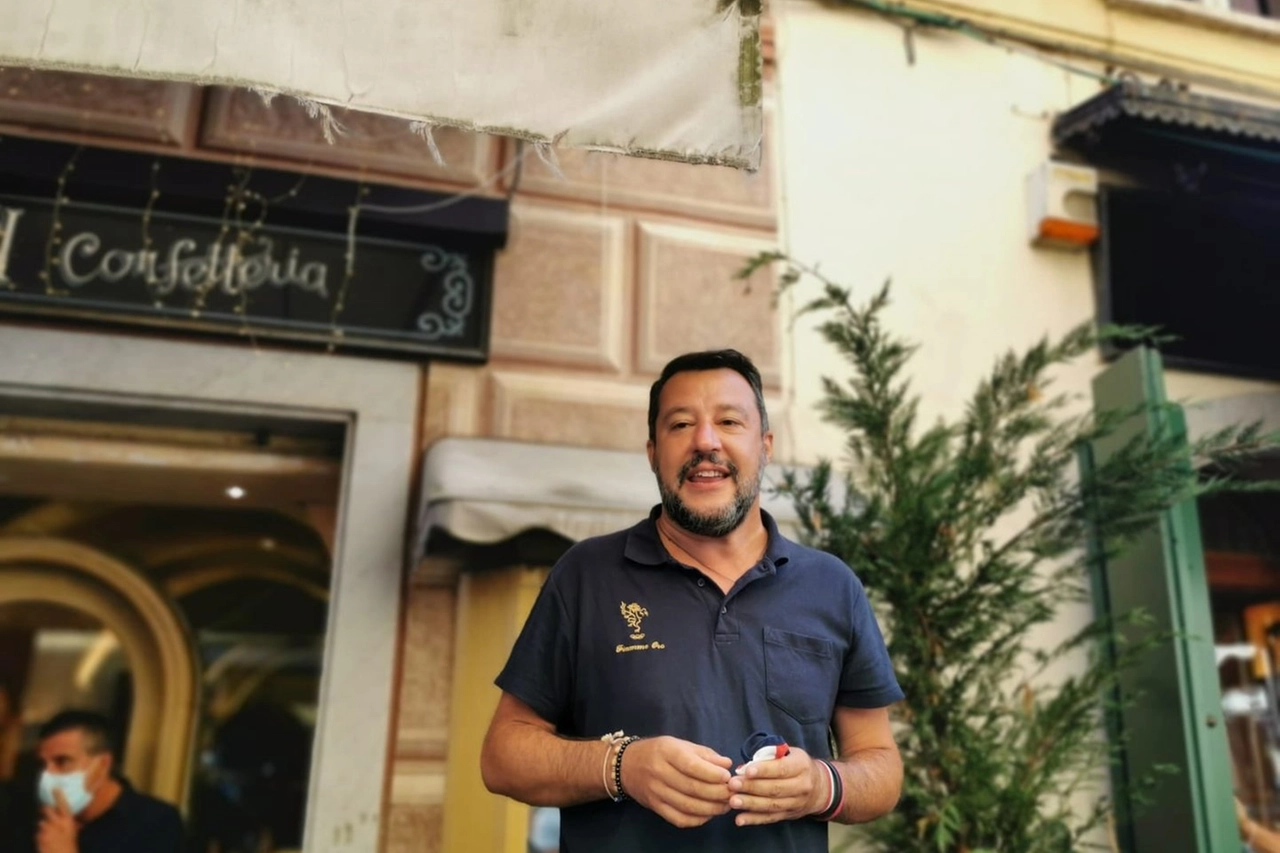 Matteo Salvini a Sarzana