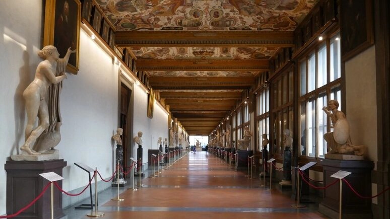 Le Gallerie degli Uffizi (foto Ansa)
