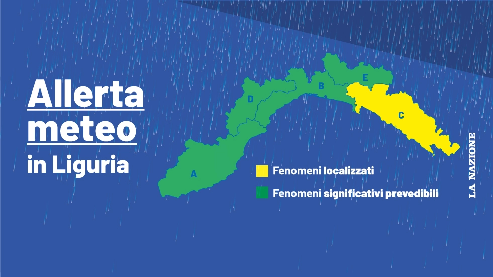 Nuova allerta meteo in Liguria