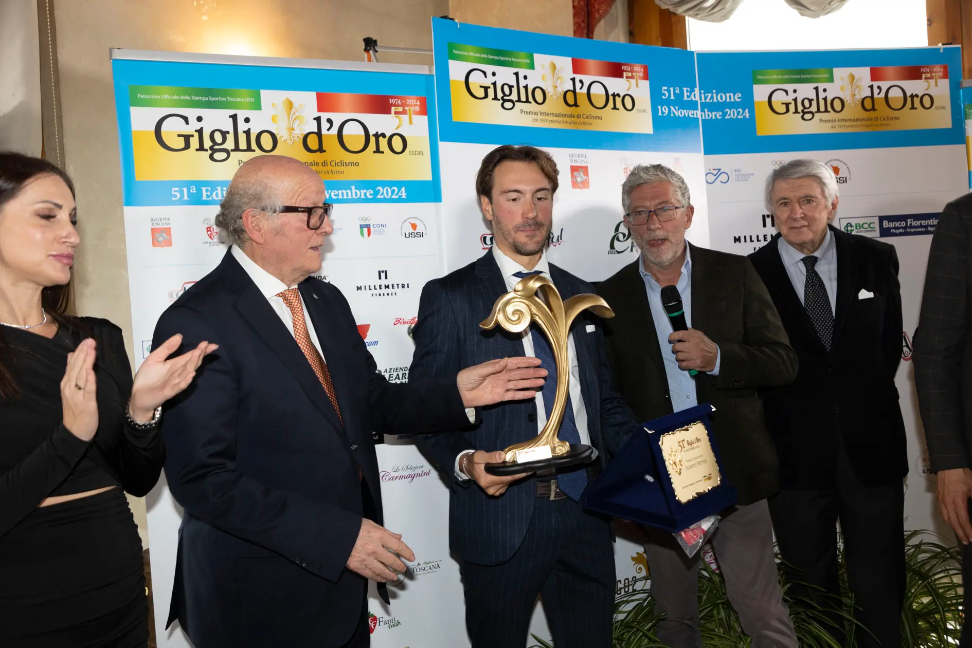 Ciclismo, Giglio D'Oro a Bettiol che vuol correre il Giro con la maglia tricolore