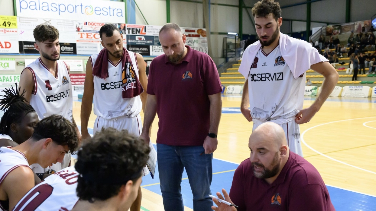 Un time out della BC Servizi Arezzo