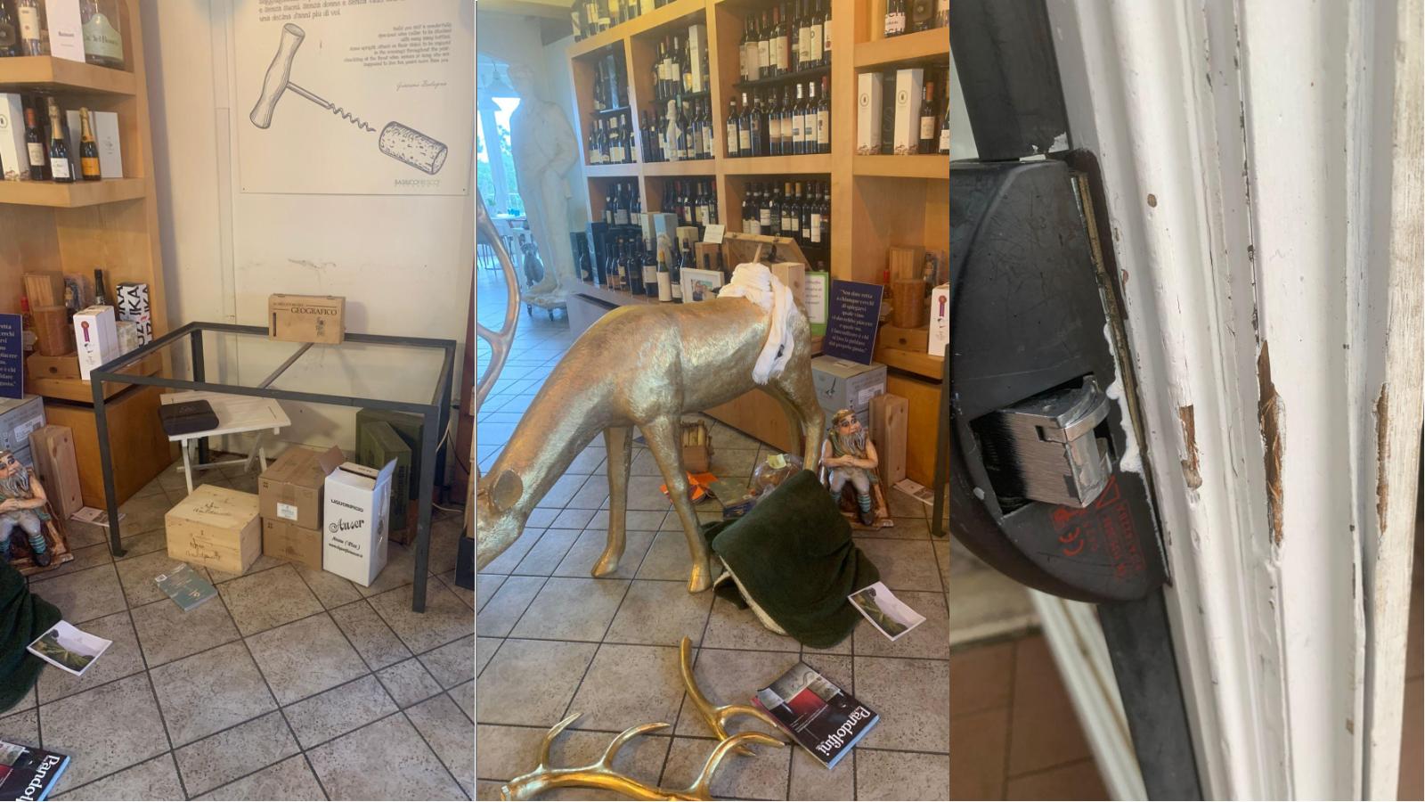 Ladri in azione nel noto ristorante. Rubati vini e champagne per migliaia di euro