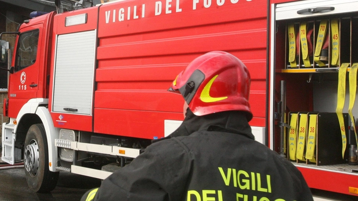 Vigili del fuoco in una foto di repertorio