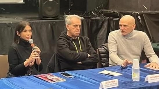 Da sinistra Valeria Pisacchi, Paolo Mangini e Enrico Gabbrielli