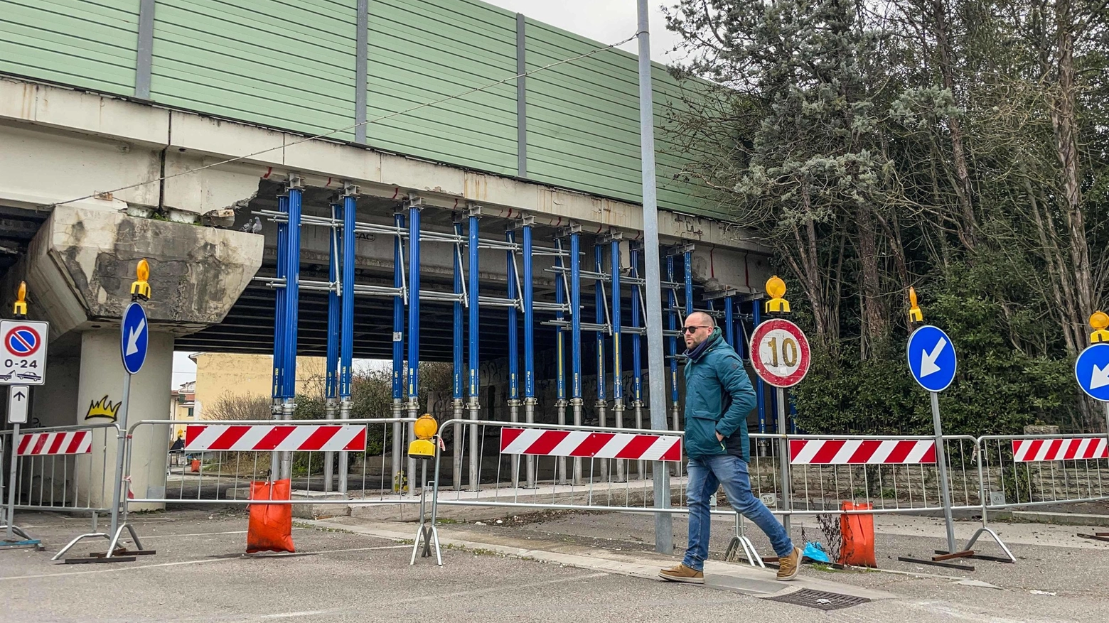 FiPiLi, lavori al viadotto. Verso Firenze si viaggia su una sola carreggiata