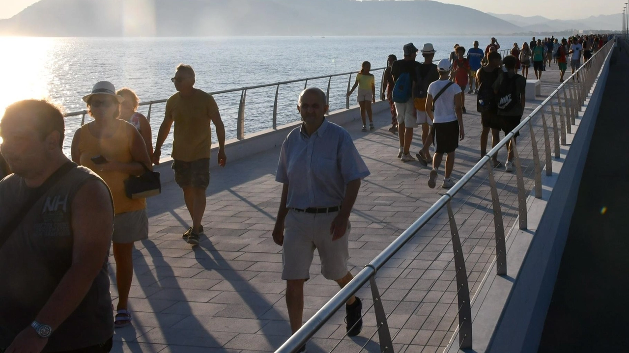 Inaugurati lunedì scorso. i 1200 metri di passeggiata: l’opera. è stata realizzata in anticipo al cronoprogramma (doveva concludersi a settembre) per un totale di 16 milioni di euro (Foto Letizia Delia)