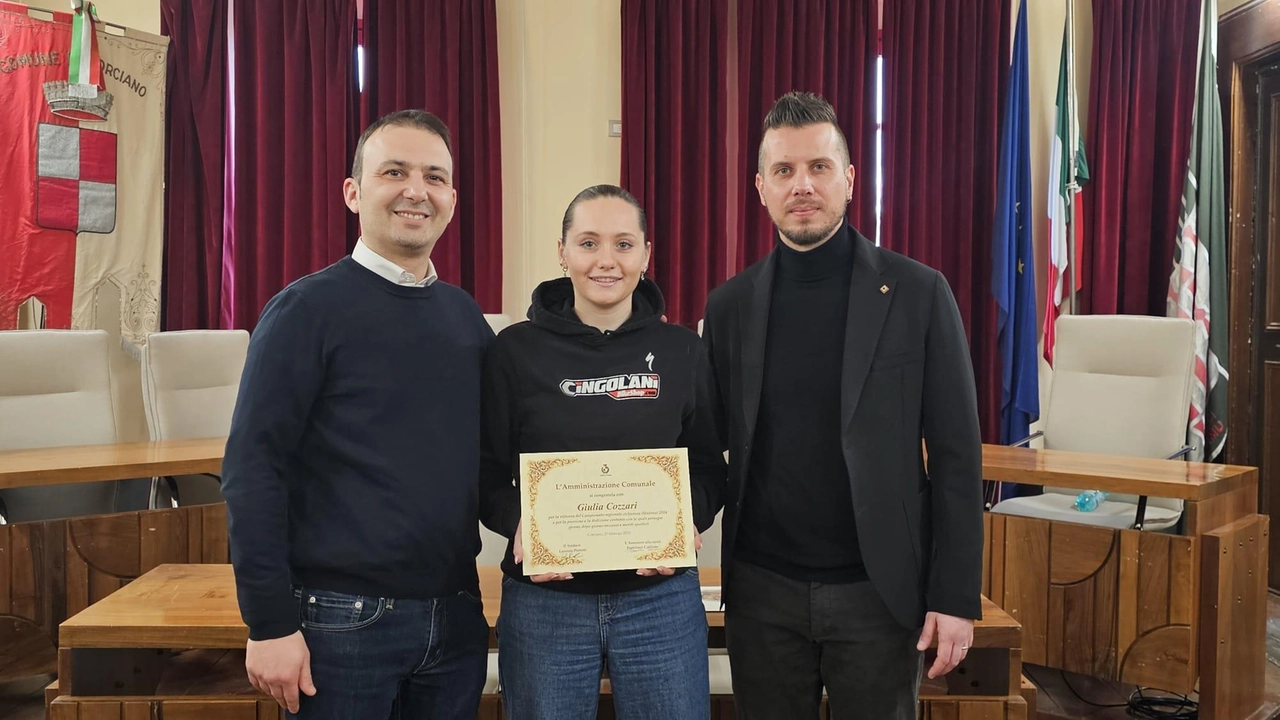 CORCIANO "Per la vittoria del Campionato regionale ciclocross 2024 e per la passione e la dedizione costante con le quali...