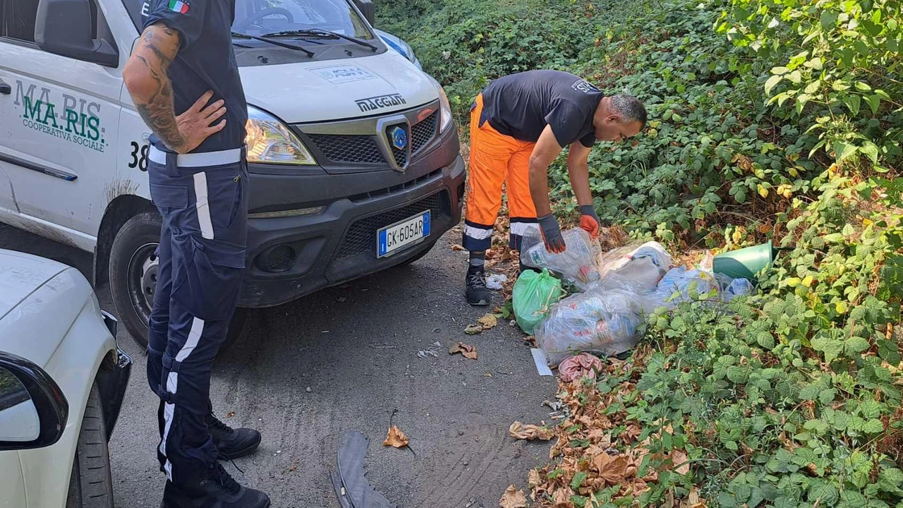 L’operazione anti discariche abusive condotta da polizia locale e Maris nel territorio di Arcola