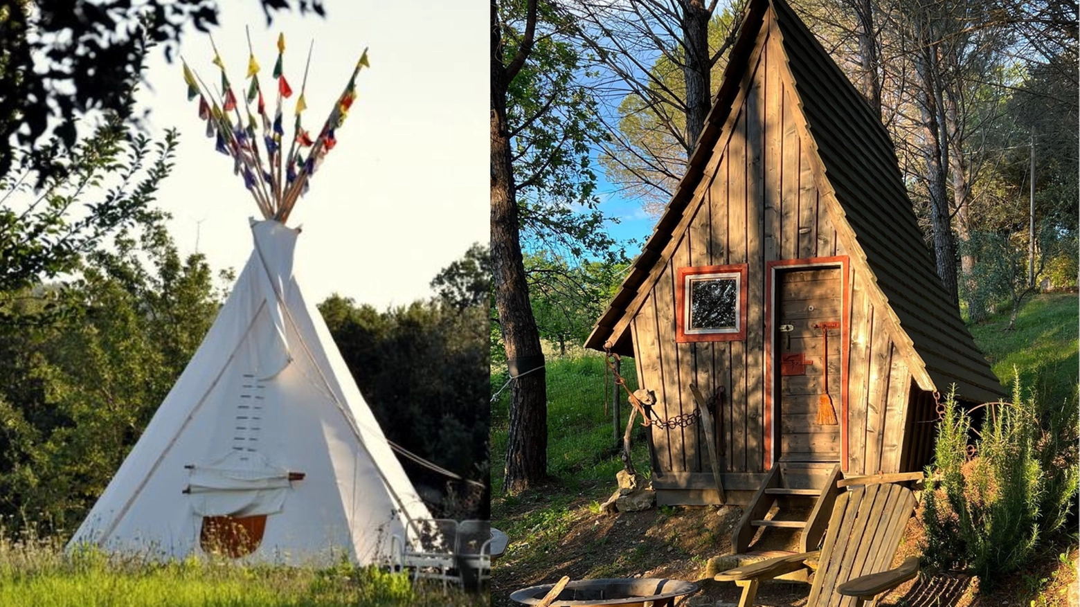 Tepee e la casa delle streghe