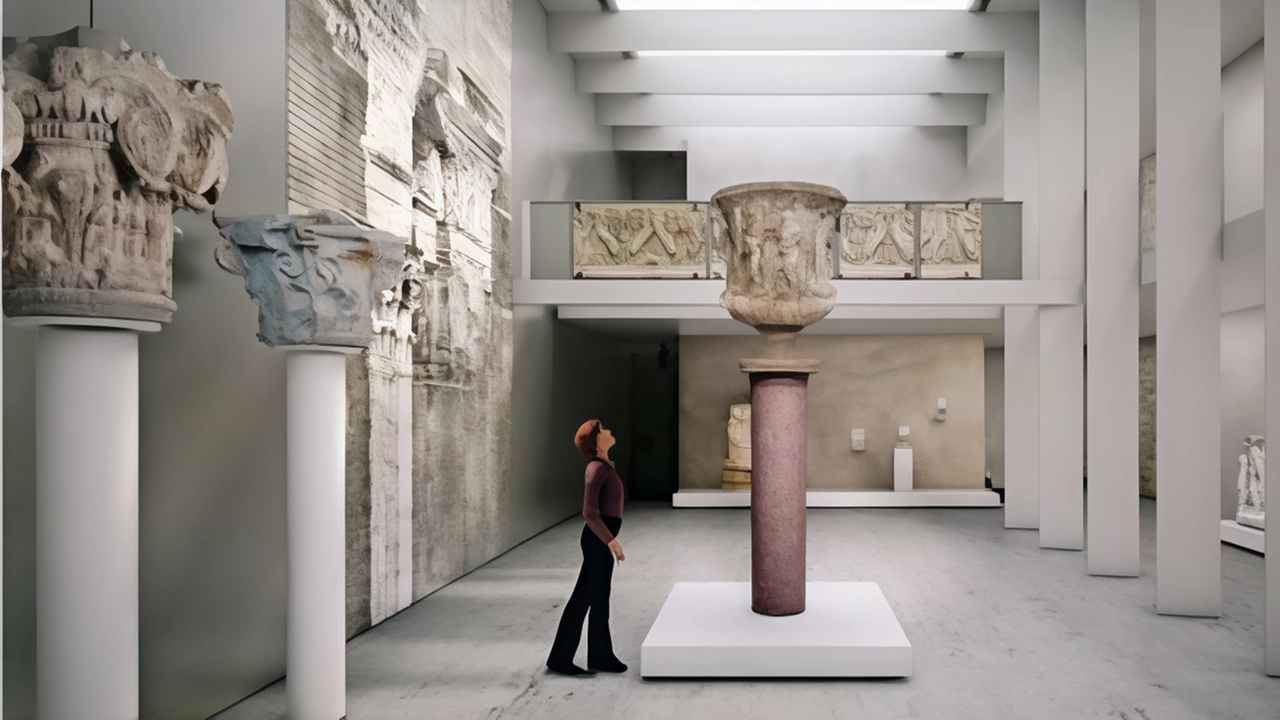 Alcuni rendering del progetto per il nuovo museo delle Antichità che oggi arriva in aula per il definivo via libera