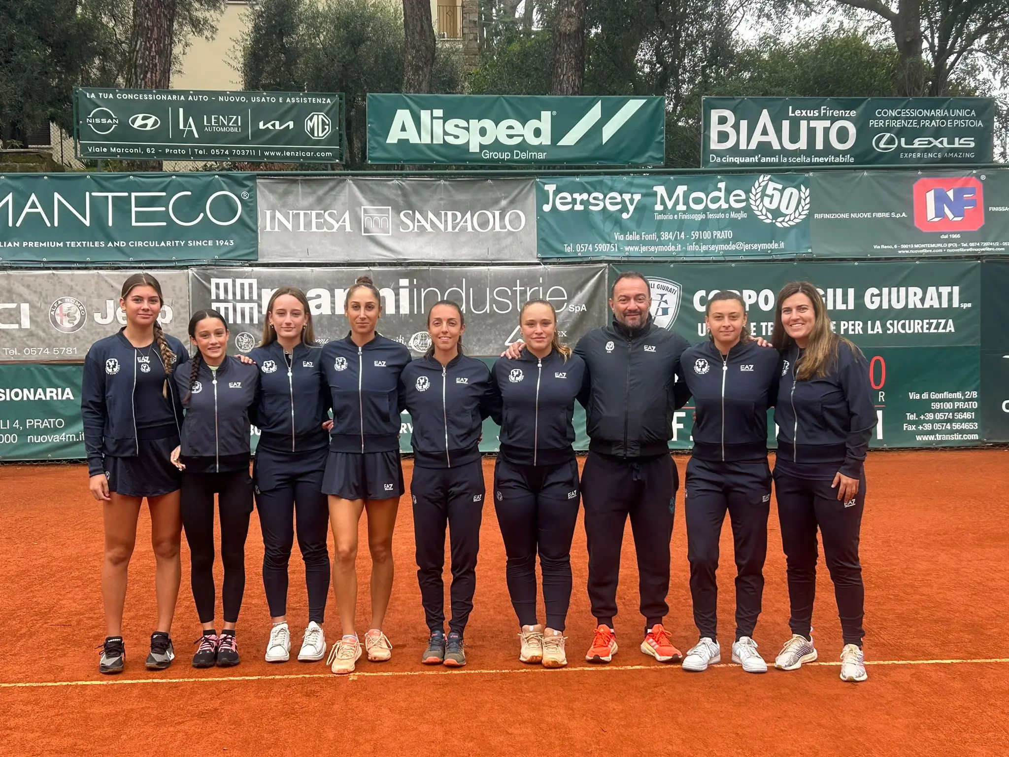 Tennis, il Tc Prato femminile batte Parioli Roma. Pareggio in rimonta per il Tc Bisenzio