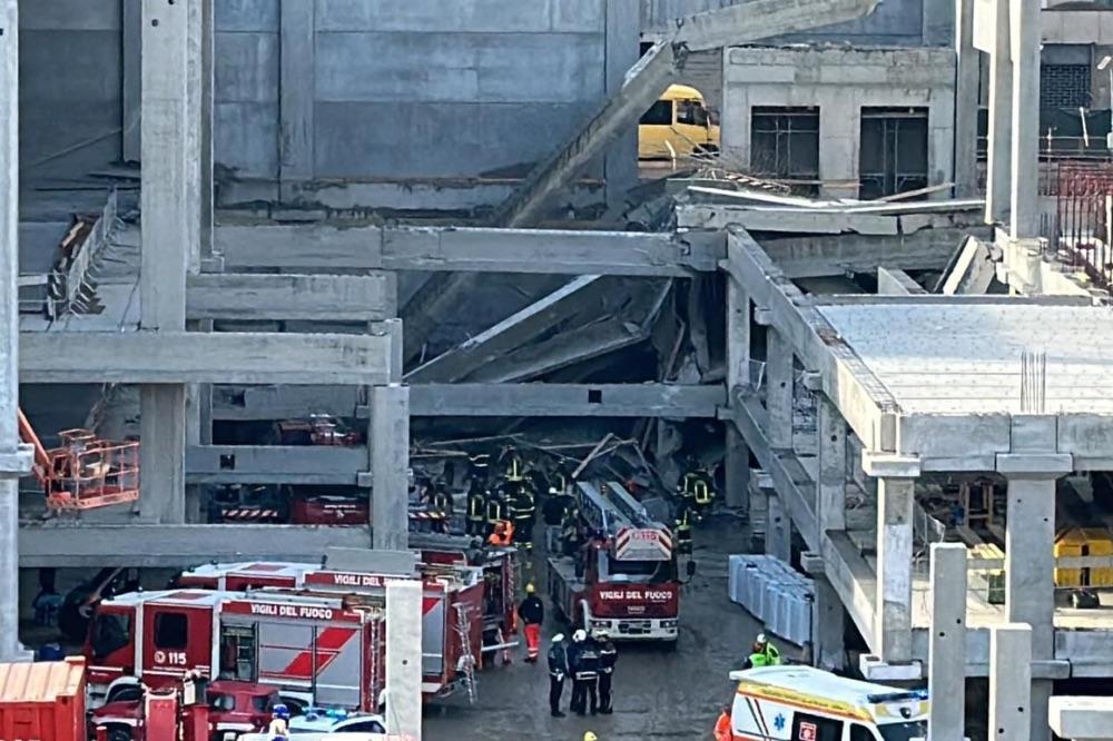 Via Mariti, il cantiere al momento del crollo. La giungla di subappalti e distacchi