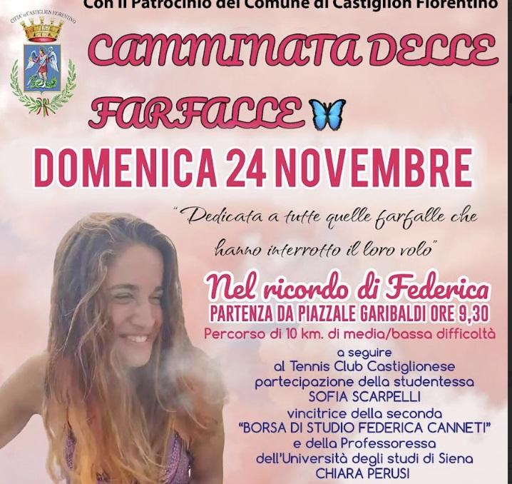 Torna la camminata delle farfalle in ricordo di Federica Canneti