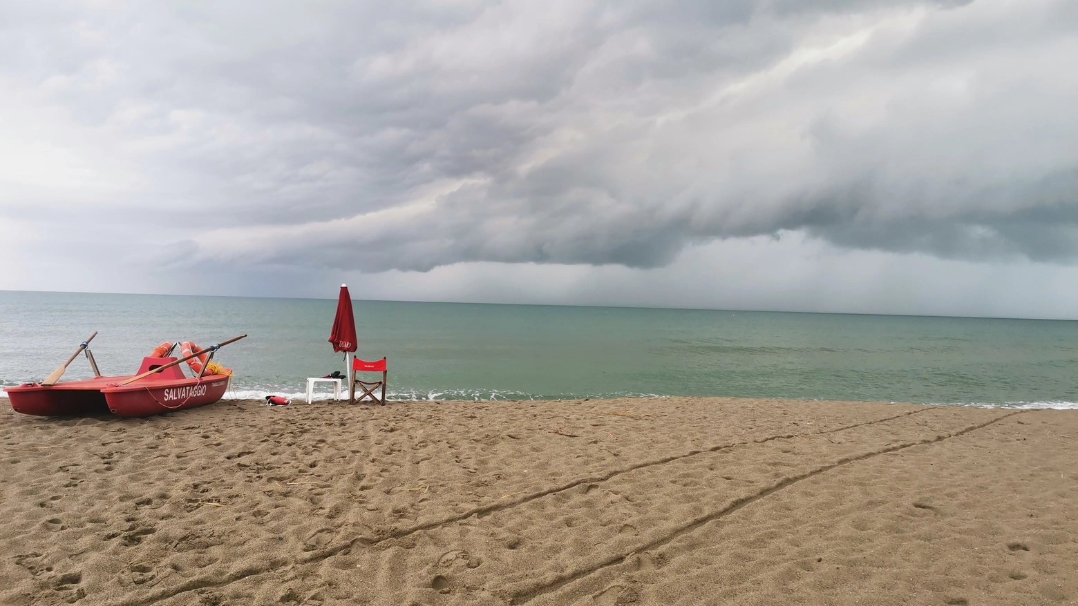 Maltempo sulla costa toscana