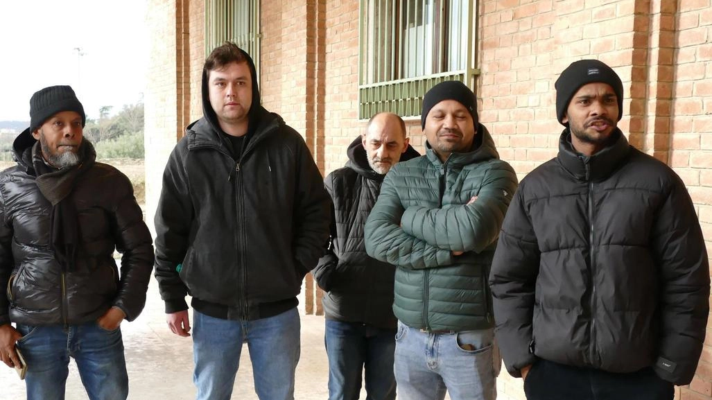 Lavoratoro Hsg durante l’incontro in prefettura ad Arezzo