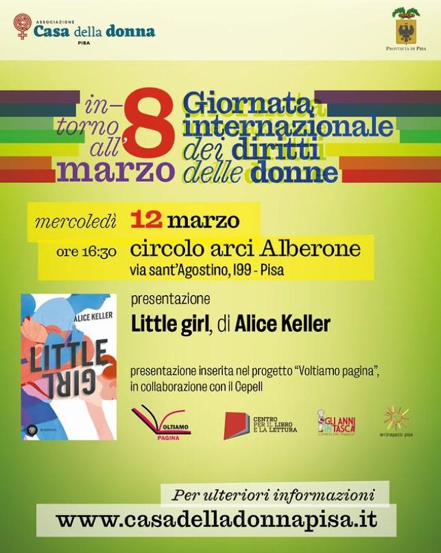 "Little Girl" di Alice Keller oggi al Circolo ARCI Alberone